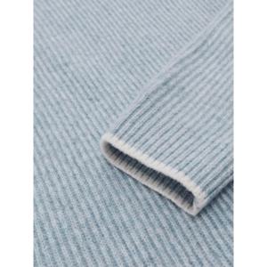 REISS Crammond Brushed Rib-Knit Crew-Neck Jumper